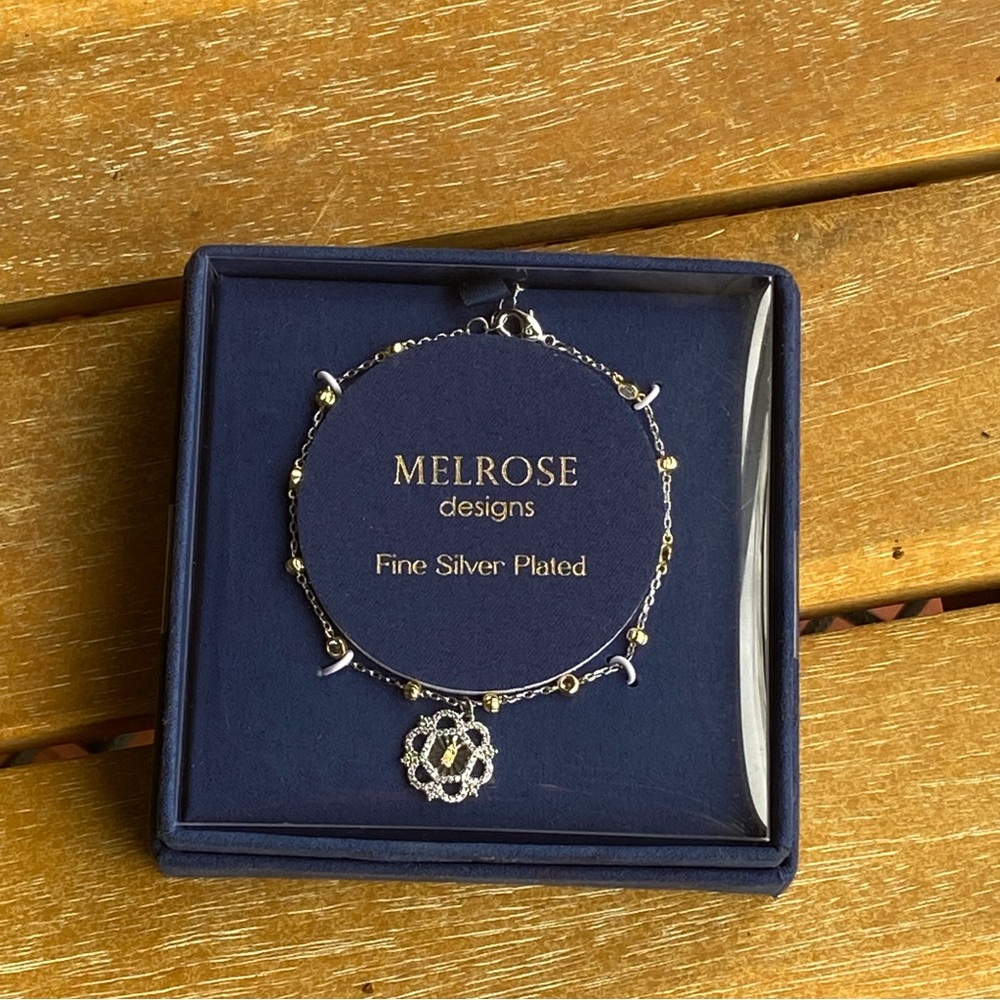 Melrose Designs Fine Silver Plated Bracelet